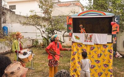 Coletiva Fanfarrosas estreia temporada de teatro de mamulengo em bibliotecas públicas de São Paulo