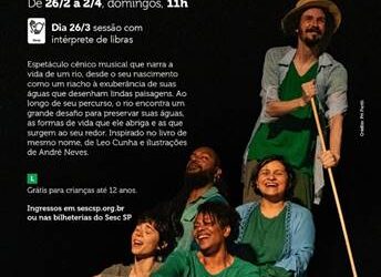 Grupo 59 de Teatro estreia Um Dia, Um Rio que aborda o desastre ambiental na Bacia do Rio Doce